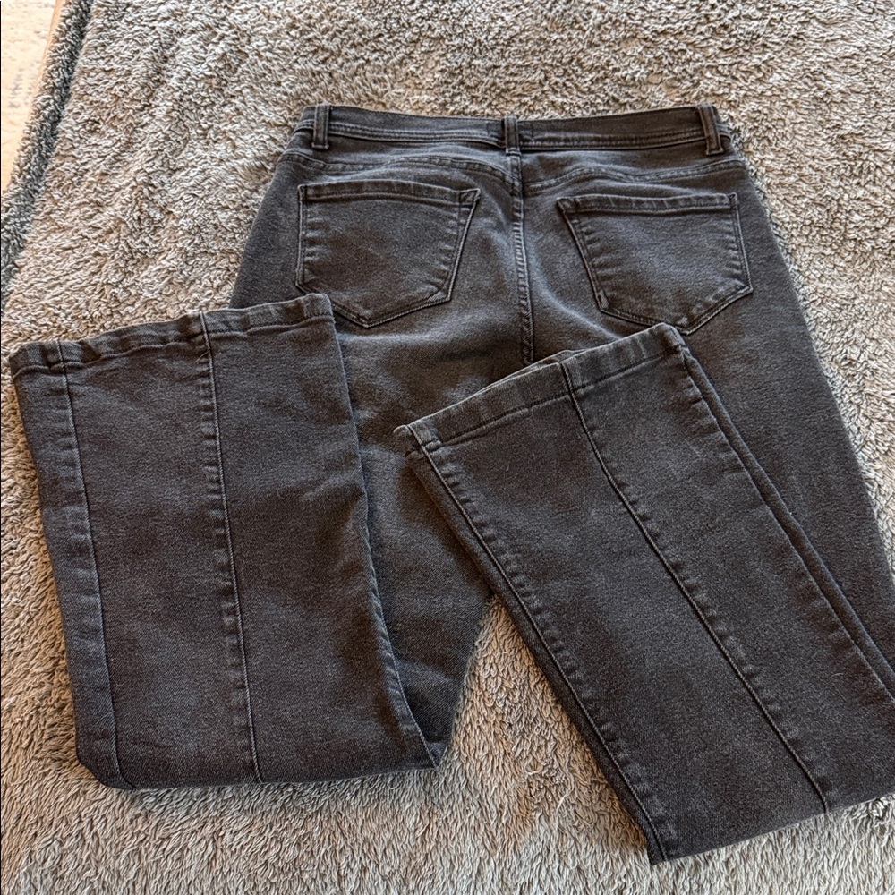 Kensie Jeans Dark Gray Relaxed Jeans - Picture 4 of 5